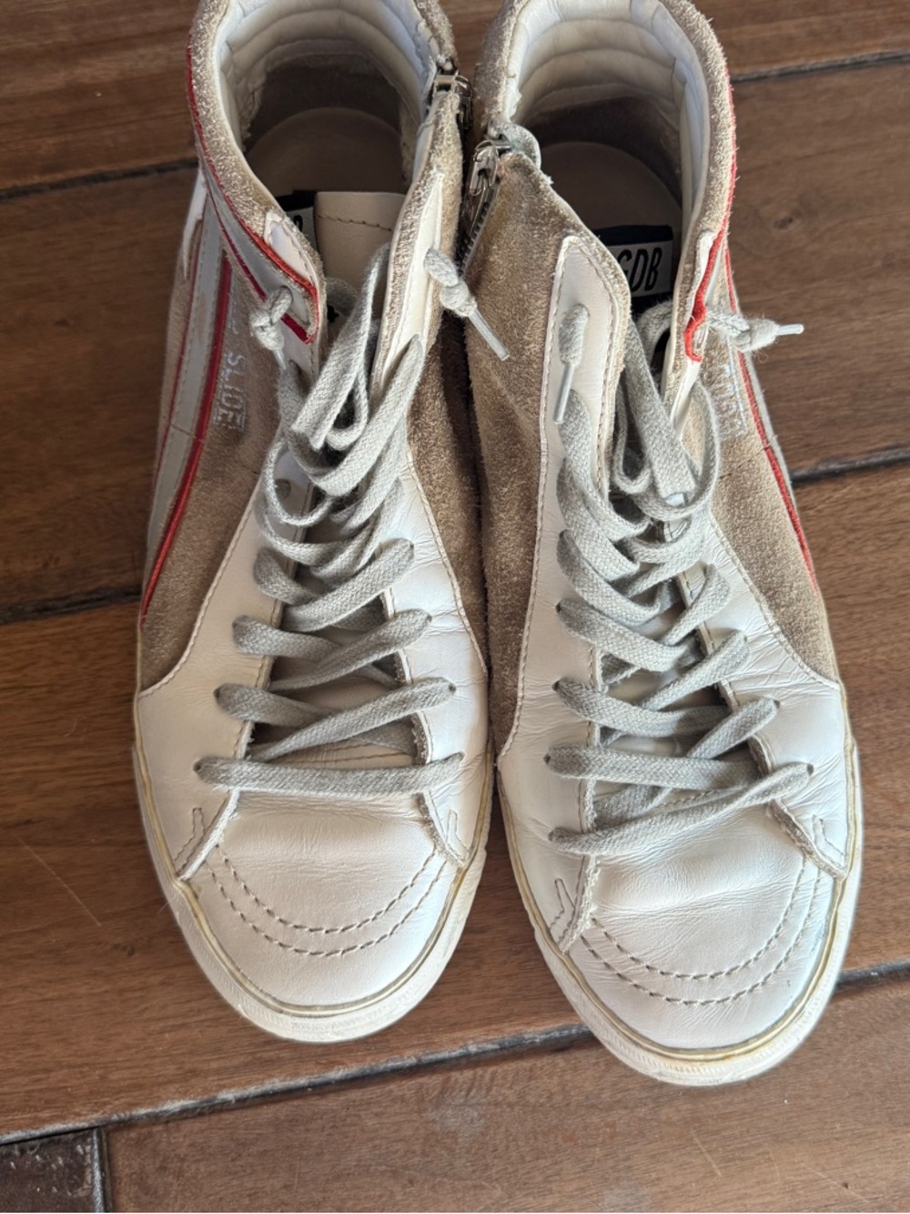 Golden Goose Suede and Leather Slide Sneakers - Picture 7 of 12